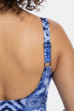Oahu square neck one piece