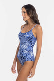 Oahu scoop pleated one piece