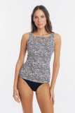 Zurich mastectomy mesh Tankini set