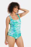 Mornington Square Neck Chlorine Resistant One Piece Swimsuit