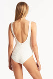 White ribbed one piece RARE