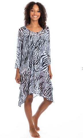 Mara mesh kaftan